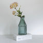 Two Rene Sea Green Vases