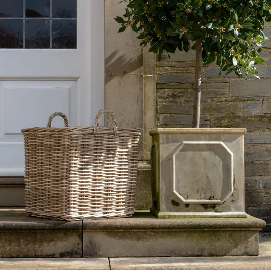 Kubu Large Square Log Basket