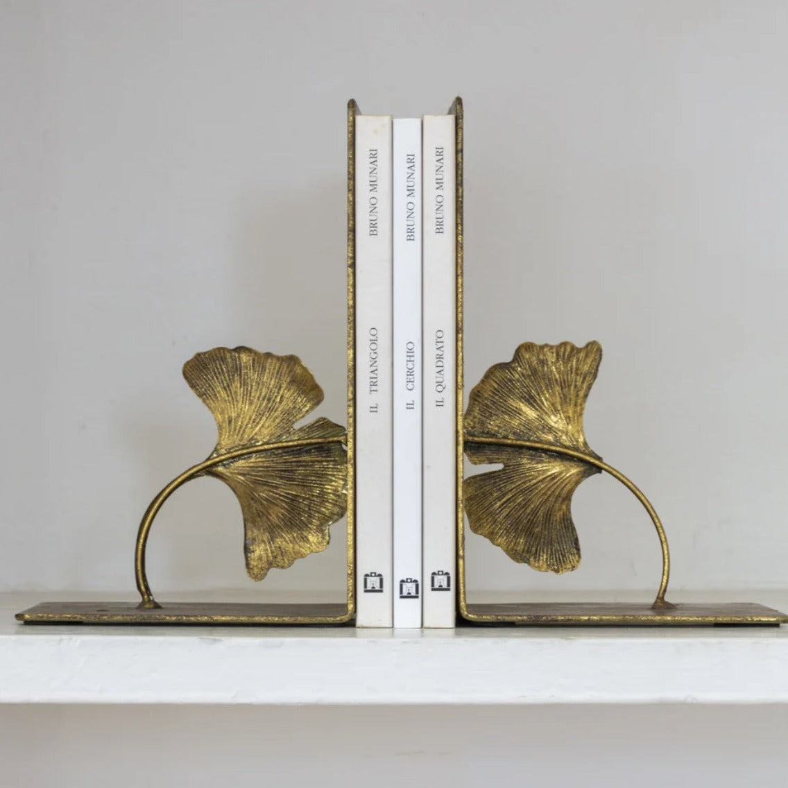 Golden Lotus Bookends