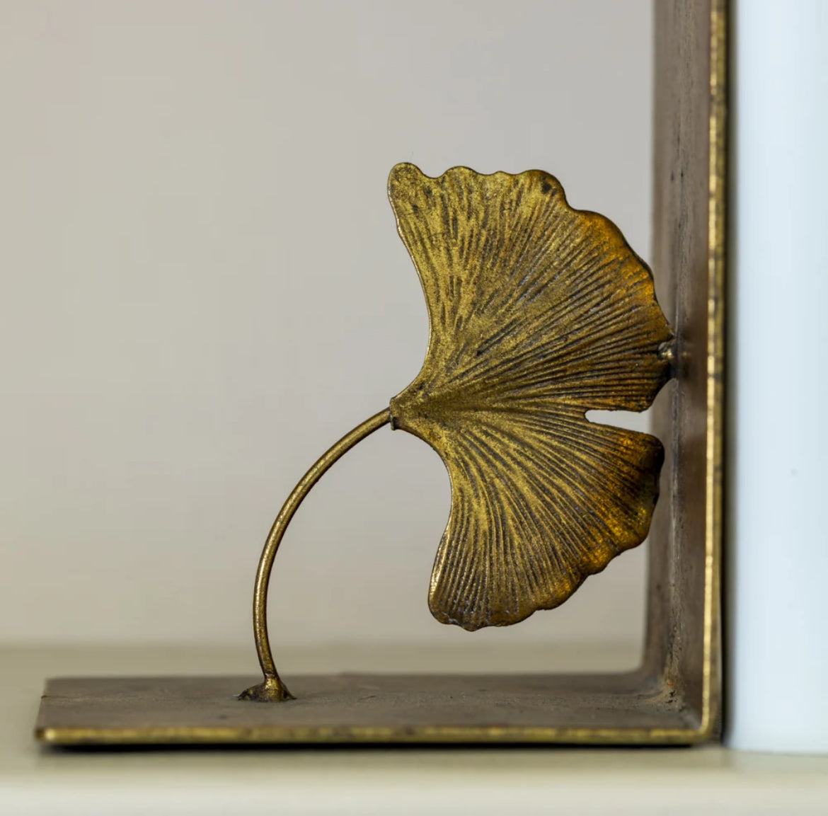 Golden Lotus Bookends