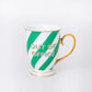 Portofino Green Striped Out of Office Mug