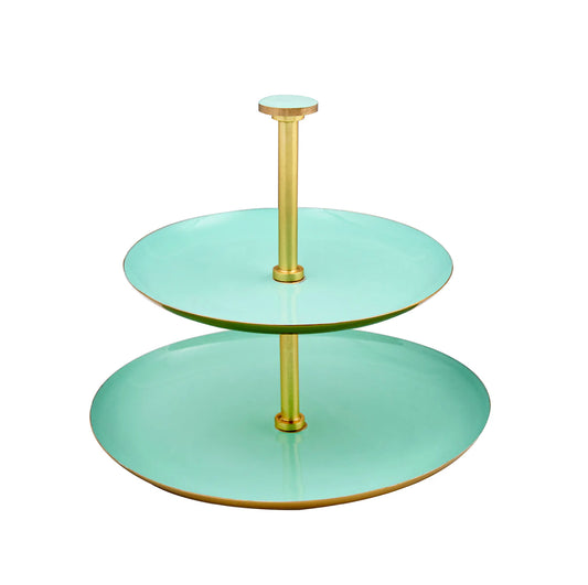 Turquoise Agnes Cake Stand