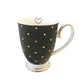 Black & Gold Spotted Mug