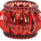 Red Scalloped Votive