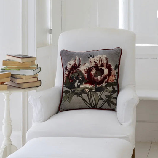 Peonia Velvet Cushion