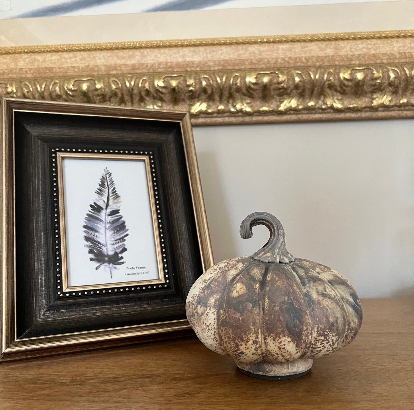 Bronze Distressed Pumpkin