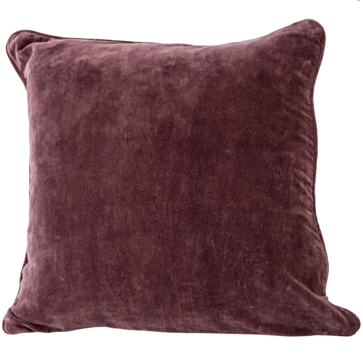 Crocus Velvet Cushion