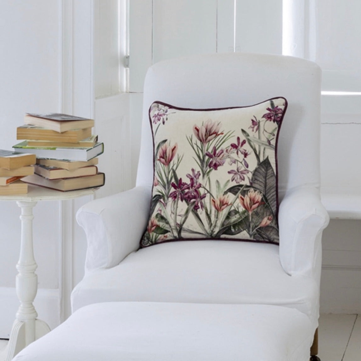 Crocus Velvet Cushion