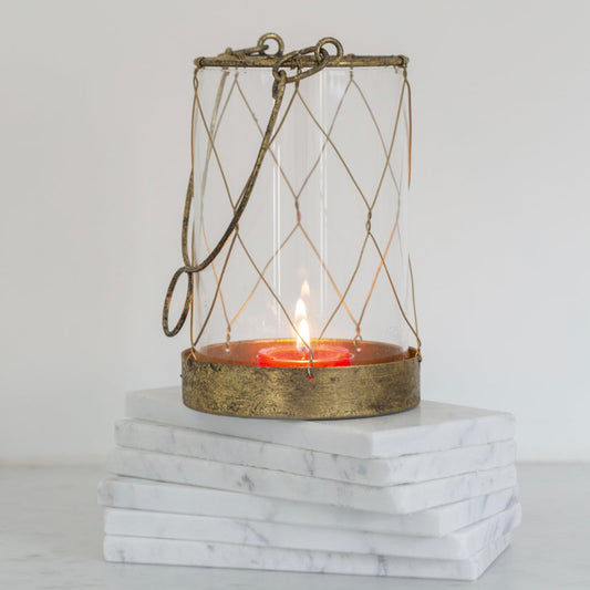 Bronze Wire Lantern