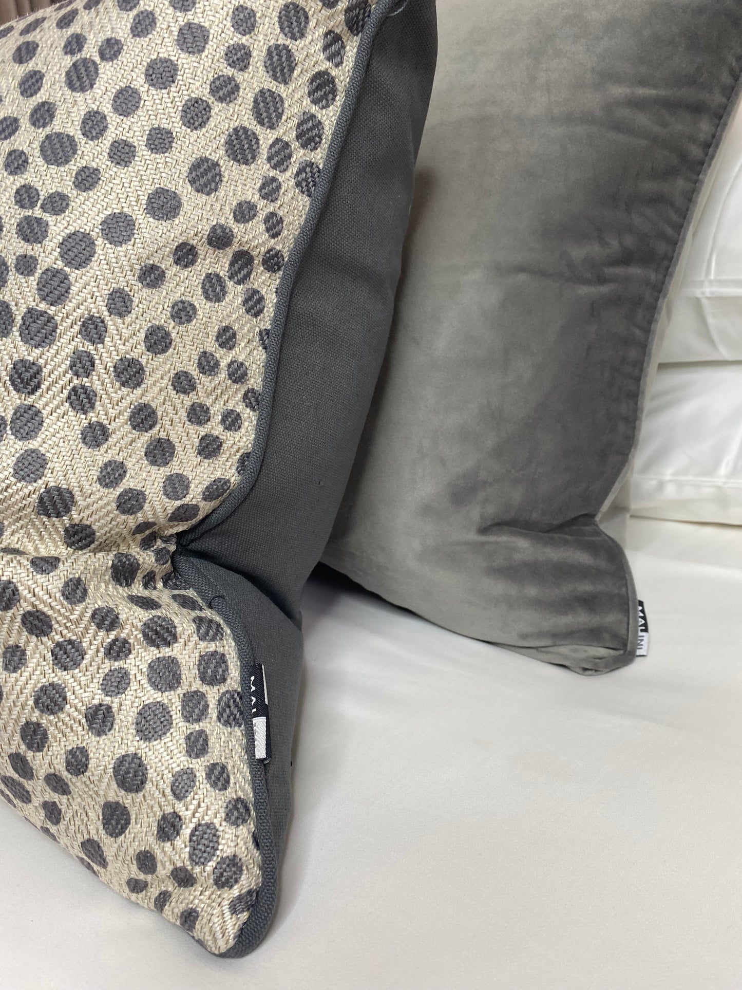 Grey Velvet Cushion