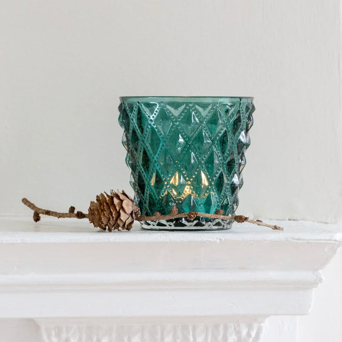 Emerald Glass Votive